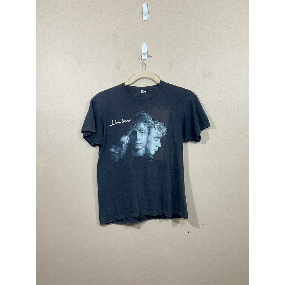 VTG 1986 Julian Lennon Sweet Value of Daydreaming Tour T-shirt XL Black 1986